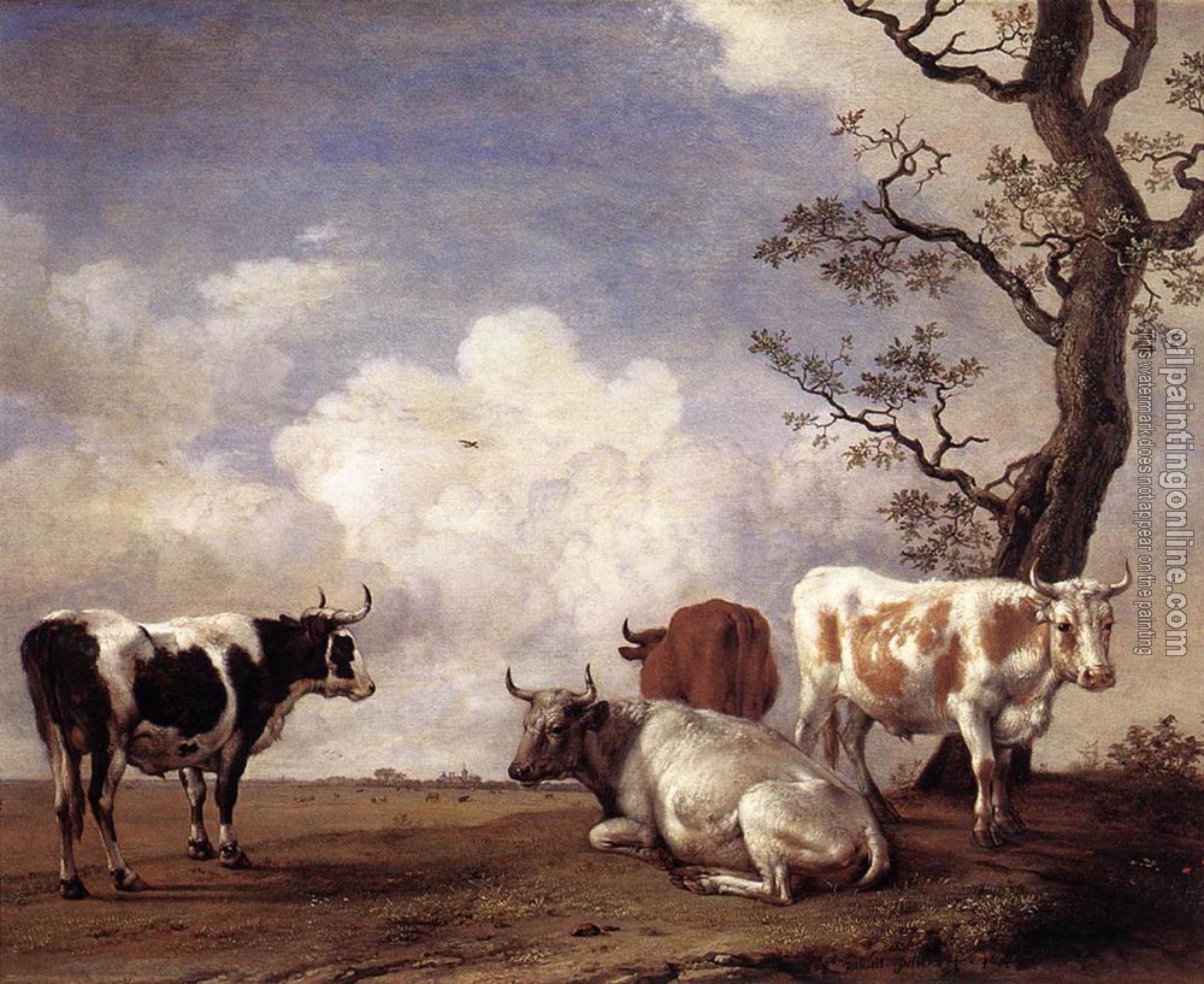 Paulus Potter - Four Bulls